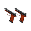 AKIMBO INTERCEPTOR 45 PISTOLS | Twin Chip, Lightly-Marked