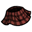 Plaid Skirt (Red Gem Red)