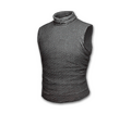 Sleeveless Turtleneck (Gray)